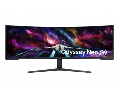 Monitor Gaming Ultrapanorámico Curvo Samsung Odyssey Neo G9 S57CG952NU 57"/ Dual UHD/ 1ms/ 240Hz/ VA/ Regulable en altura/ Blanco