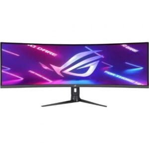 Monitor Gaming Ultrapanorámico Curvo Asus Rog Strix XG49WCR 49"/ Dual QHD/ 1ms/ 165Hz/ VA/ Regulable en altura/ Multimedia/ Negro