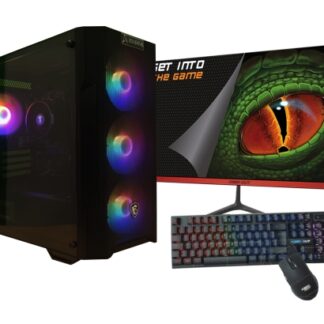 Zone Evil AMD Ryzen 5 4650G/16GB/1 Tb NVMe/Monitor 21.5 teclado y ratón Windows 11 Ordenador GamingPC