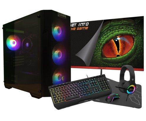Zone Evil AMD Ryzen 5 4650G/32GB/1 Tb NVMe/Monitor 24 Ordenador GamingPC