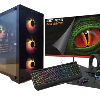Zone Evil AMD Ryzen 5 4650G/32GB/2 Tb NVMe/Windwos 11 Monitor 24 Teclado raton auriculares y alfombriila Ordenador GamingPC